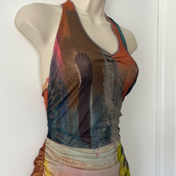 Mesh Halter Dress - Picture 8 of 13